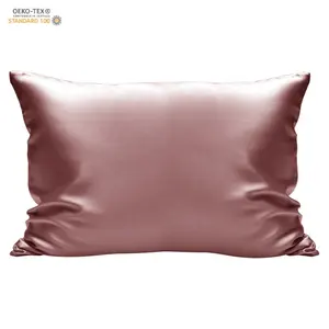 Wholesale 6A Custom Silk Pillowcase 100% Mulberry Charmeuse Silk For Bedding