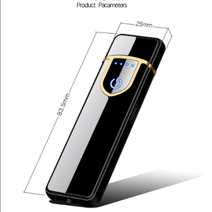Factory Wholesale Electronic <strong>USB</strong> Windproof <strong>Cigarette</strong> <strong>Lighter</strong> Finger Print Touch Smart <strong>Usb</strong> <strong>Cigarette</strong> <strong>Lighter</strong> - Product Image 5