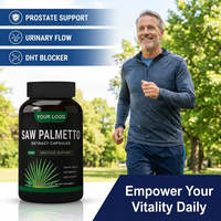 Extrait de Palmier Nain en Fibres Alimentaires, Ingrédient Naturel en Vrac pour Complément de Santé de la Prostate, Capsules de Palmier Nain 500mg pour les Cheveux
