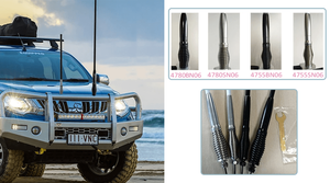 Antena Móvil Elevada de Fibra de Vidrio 4G LTE o 477MHz, Antena de Radio CB UHF de Barril con Resorte de Alta Resistencia para Coche - Product Image 4