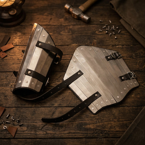 Armaduras de Acero Hechas a Mano, Calibre 18, para Cosplay SCA, Estilo Medieval - Product Image 1