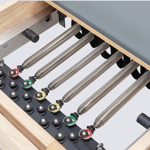 Máquina de <span class=keywords><strong>Pilates</strong></span> <span class=keywords><strong>Reformer</strong></span> Comercial Resistente de Madera de Roble, Estable para Gimnasios y Estudios, Producto Saludable, <span class=keywords><strong>Reformer</strong></span> de <span class=keywords><strong>Pilates</strong></span> de Roble Blanco - Product Image 4