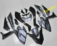 Carénages de moto Raccord Pour Yamaha TMAX530 2017 2018 17 18 T-MAX TMAX 530 TMAX-530 Personnaliser Noir Argent Kits De Carénage