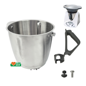 Poignée de bol en acier inoxydable pour robot culinaire Bimby Vorwerk <span class=keywords><strong>Thermomix</strong></span> <span class=keywords><strong>TM31</strong></span> TM 31, pièces détachées pour robot culinaire, mélangeur, blender, accessoire de poignée - Product Image 5