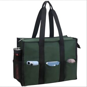 Large Tote <b>Bag</b> for Women Waterproof with 12 Pockets Top Zipper Closure Utility Teacher <b>Nurse</b> <b>Bags</b> for Work School - Product Image 4