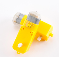 Moteur électrique à double arbre 3V 6V DC avec réducteur, moteur à engrenages à balais pour maison intelligente, voiture jouet, bateau, vélo électrique IP55