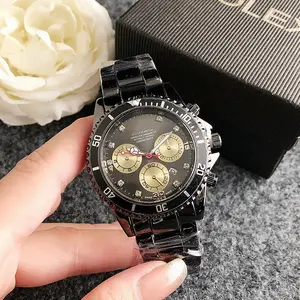 wholesale charms women watch custom logo merk jam tangan buatan jepang high quality Complete Calendar luxury brand watch 11