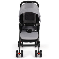 Poussette pliante légère Loopingfun avec cadre en acier inoxydable pour bébés de 0 à 36 mois, système de voyage facile à pousser