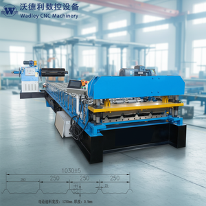 Machine de formage de tôles trapézoïdales en métal Vodley, épaisseur 0,3-0,8 mm, largeur d'alimentation 1220 mm, machine de haute précision - Product Image 1