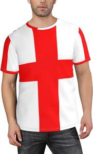 T-<span class=keywords><strong>shirt</strong></span> homme Fitspi en gros à manches courtes, col rond, imprimé 3D personnalisé drapeau national, vente en gros - Product Image 3