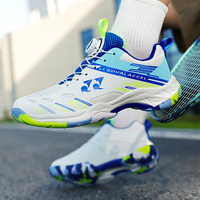 Chaussures de badminton unisexes confortables, légères, respirantes, avec empeigne en mesh, durables, grandes tailles, mode, entraînement en salle, printemps été