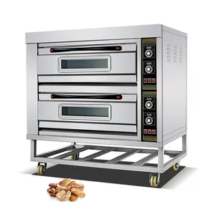 Oven panggang Industri roti Prancis, peralatan panggang profesional, oven panggang komersial