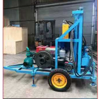 Foreuse hydraulique portable à moteur diesel pour puits d'eau, modèle très demandé