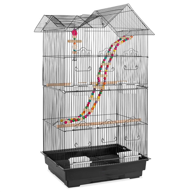 Vogelkooien Voor Koop Vogels Fokken Aankoop Groothandel Zwart Metalen Draad Grote Vogelkooi