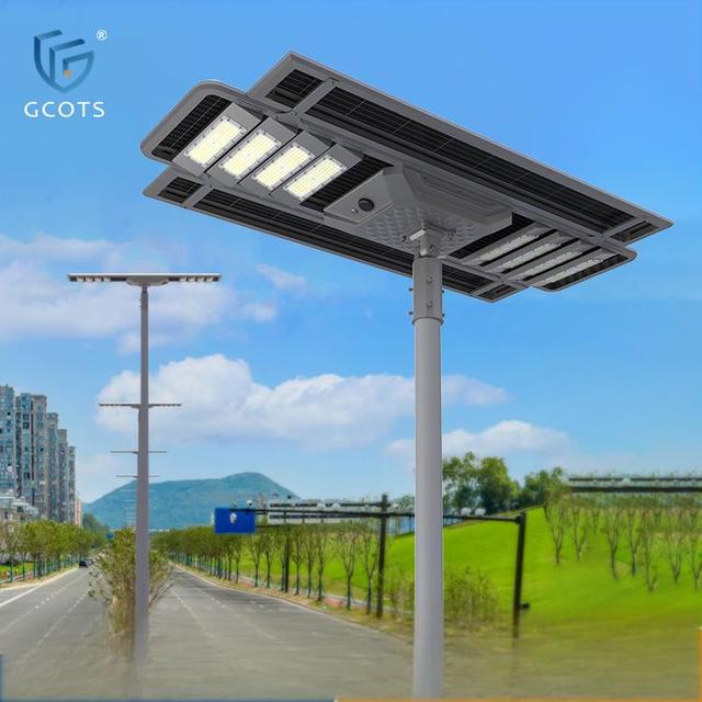 Die-cast Aluminum Auto on OFF High Brightness 25200 Lumen LED Waterproof Solar Street Light Outdoor for Park Garden Warehouse