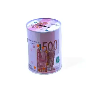 Money Box Metal Package Tin Box For Children Gift Box Coin Bank Custom Logo