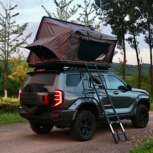 เต็นท์หลังคาอลูมิเนียมอัลลอยด์ 4x4 กันน้ำ เปิดด้านข้าง พร้อมพอร์ต USB เต็นท์หลังคาแบบเปลือกแข็ง - Product Image 1