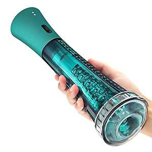 Automático eléctrico recargable hombre Stroker funda de silicona 3-Modo de succión bomba de pene erección entrenamiento masturbador - Product Image 5