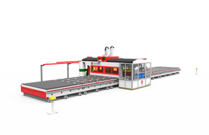 Máquina Router CNC de Corte de Paneles Sándwich Grandes para Camiones Refrigerados y Caravanas con Sierra Circular - Product Image 6