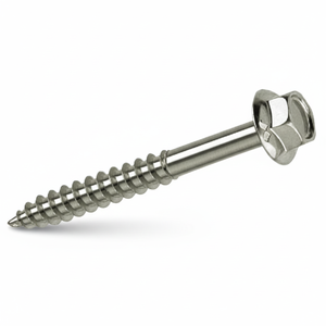 Viti per decking Kovervit AA Mustad 6.5x120mm con finitura ossido nero, filettatura fine M3.5, viti per legno e coperture in Tecc - Product Image 1