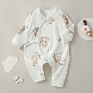 Mono de Algodón 100% de Alta Calidad con Estampado OEM, Colores Lisos, Nuevo, para Bebés Recién Nacidos, Ropa de Bebé - Product Image 3