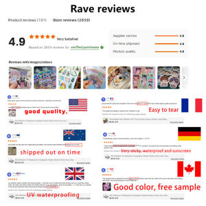 Juego de Pegatinas Impermeables de Calidad Personalizada, Vinilo Brillante, Pegatinas Troqueladas Profesionales, Diseños Personalizados, Creador de Etiquetas - Product Image 4