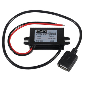 DC 10-90V à <span class=keywords><strong>5V</strong></span> 3A 15W convertisseur abaisseur USB 12V/24V/48V/60V/72V à <span class=keywords><strong>5V</strong></span> convertisseur abaisseur régulateur de tension d'alimentation pour voiture - Product Image 1