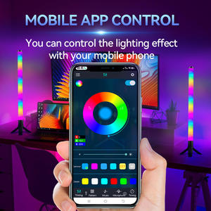 Lampe de bureau intelligente moderne RGB couleurs fête bâton lumineux musique <span class=keywords><strong>baguette</strong></span> lumineuse 3W batterie USB charge atmosphère coin lampadaire LED - Product Image 6