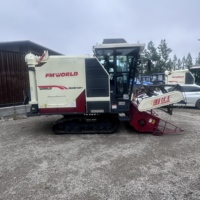 Moissonneuse-batteuse mondiale pour céréales (maïs, riz, blé, sorgho, millet, soja) avec moteur 118 CV et batteuse à tambour à flux axial