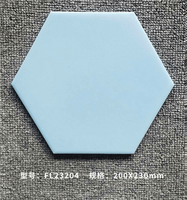 Pur Couleur Hexagonale En Céramique Mur et Sol Carrelage
