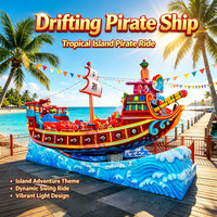 Manège Voiture Volante Bateau Pirate pour Parc d'Attractions à Fort Rendement 2026 |   Équipement d'amusement commercial durable à vendre
