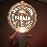 Bâton lumineux OEM de concert Kpop à couleurs changeantes Bâton lumineux à LED de fête Bâton lumineux en acrylique avec logo personnalisé pour concerts et événements