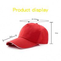 Casquettes personnalisées vierges brodées à la main unisexe en coton style sportif urbain Argyle respirantes imperméables casquette de baseball 5 panneaux dorée