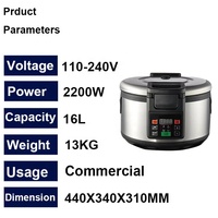 Xiaomi — cuiseur à bulles automatique, Machine à thé, 110V, 220V, 16l, pour cuisson du Taro, des perles, appareil Commercial, en vente