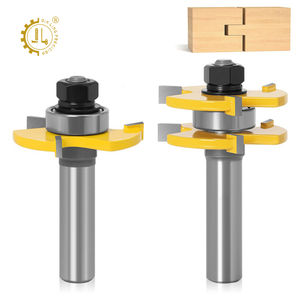 Ensemble de 2 fraises à rainurer et à tenonner, fraises CNC, fraises à tenonner pour le bois, pour le travail du bois - Product Image 1