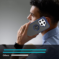 Étui antichoc avec anneau de support pour Xiaomi 17T Pro, support magnétique pour voiture, béquille, coque de protection pour téléphone