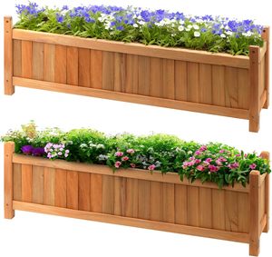 Boîte <span class=keywords><strong>en</strong></span> <span class=keywords><strong>bois</strong></span> pour légumes, pot de fleurs, jardinière, plantes, bac de jardinage <span class=keywords><strong>en</strong></span> <span class=keywords><strong>bois</strong></span>, taille personnalisée, pour l'extérieur - Product Image 1