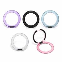 Accessoires pour téléphone, support d'anneau de doigt, support de téléphone portable pliable magnétique pratique, réutilisable, personnalisé pour iPhone