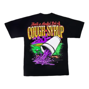 Alocs Ngắn Tay Áo ho xi-rô bóng chày TEE T-SHIRT thời trang dạo phố quần áo các nhà sản xuất quần áo cotton tùy chỉnh Áo thun cho nam giới - Product Image 3