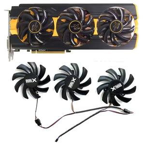 Ventilateur de refroidissement pour carte graphique Sapphire <span class=keywords><strong>R9</strong></span> 290X <span class=keywords><strong>290</strong></span> 280 Vapor-X OC Platinum, FDC10H12S9-C 85MM 4PIN DC 12V 0.35A <span class=keywords><strong>R9</strong></span> 290X GPU - Product Image 1