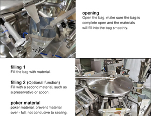 Cream, Cheese, Milk, Yogurt, Food Packaging Machine, Prefabricated Bag, <b>Suction</b> Nozzle Filling Cheese Packaging Machine - Product Image 5