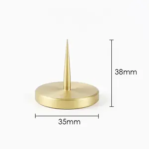 Mini Brass Taper Candle Holder Spike Candle Holder For Home Decoration Party Wedding