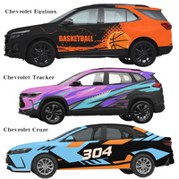 Autocollant de véhicule en PVC auto-adhésif personnalisé, impression graphique intégrale imperméable, film de protection de carrosserie pour camionnette, camion et voiture, effet changeant de couleur