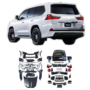 Kit de Carrocería de Alta Calidad para LX 570 2010-2017, Incluye Parachoques Delantero y Trasero, Luz Trasera, Nuevo Modelo 2018 - Product Image 6