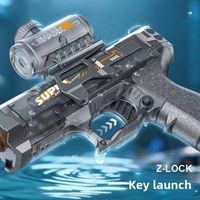 Pistolet à eau électrique en plastique de troisième génération, modèle Flash Recoil, à économie d'eau, pour enfants, idéal pour l'extérieur – Vente flash