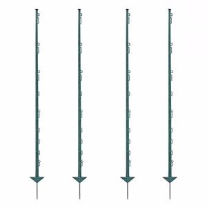 Valla de cercado eléctrica, poste de plástico polivinílico, color blanco, 120cm - Product Image 4