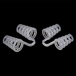 4 juegos de silicona de grado alimenticio transpirable para reducir los ronquidos, respiraderos de apnea, Clip nasal, ayuda para dormir, dilatadores nasales antironquidos - Product Image 5