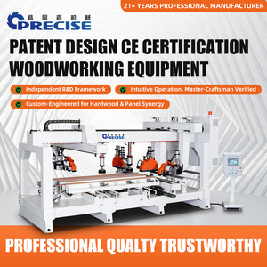 Scie à bras radiale à double coupe de haute qualité, couleur personnalisée, pour le travail du bois, machine de traitement des portes CNC pour usine de portes en bois - Product Image 6