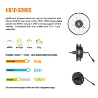 Kit de conversion de vélo électrique Bafang RM G0900 48V 750W en stock au Royaume-Uni, moteur de moyeu arrière pour vélos de 26'', 27.5'', 29'' et 700C
