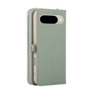Funda Tipo Cartera Multifuncional con Espejo y Bolsillo para Google Pixel 6/7A/8/8 Pro/9A/9 Pro/<span class=keywords><strong>10</strong></span> Pro XL - Product Image 6